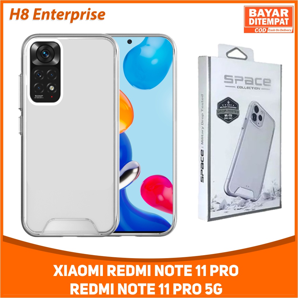 Casing Xiaomi Redmi Note 11 Pro 4G 5G Hardcase SPACE MILITARY DROP CASE ACRYLIC