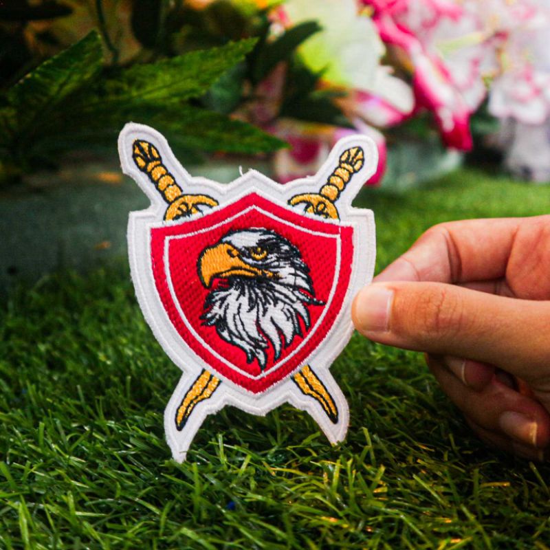 Bordir Logo Perisai Rajawali