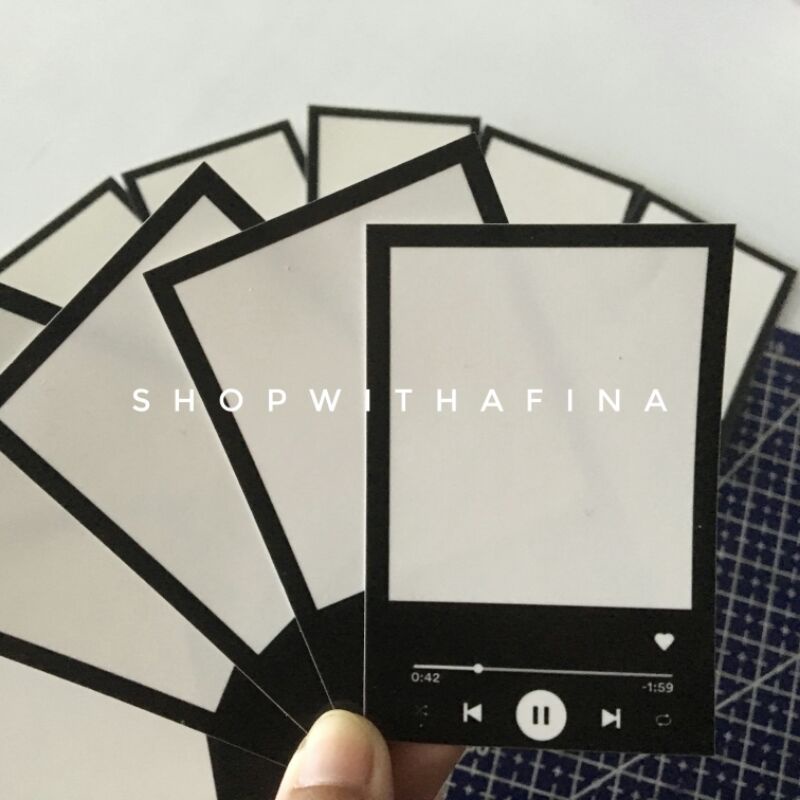 

Sticker Aesthetic | 10 pcs Sticker Playlist TRANSPARAN | SHOPWITHAFINA