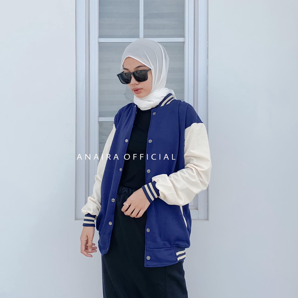 BASIC BASEBALL JAKET  PRIA WANITA JAKET BASEBALL PRIA WANITA