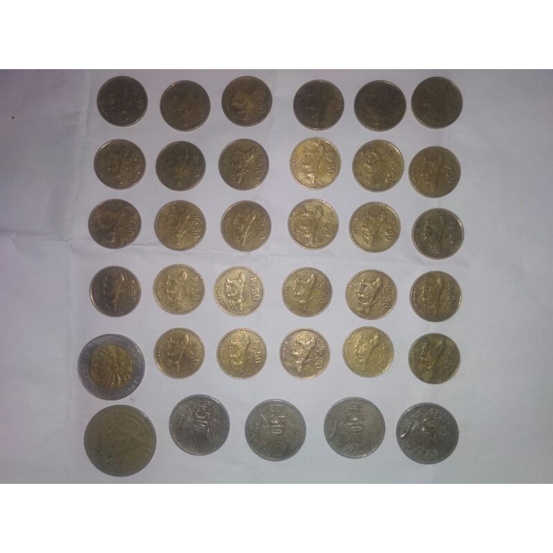 UANG KOIN 50 RP KOMODO / UANG KUNO