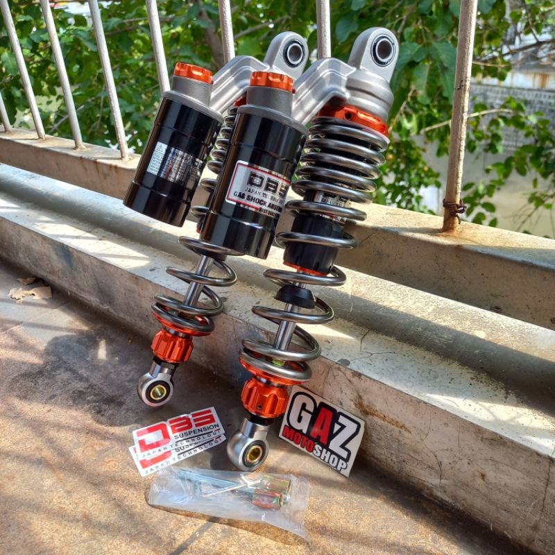 Shock Tabung DBS Copy Titanium Grey ktc GP 8894 Shockbreaker Skok CB GL Tiger Megapro Verza Nmax new Aerox Nuovo