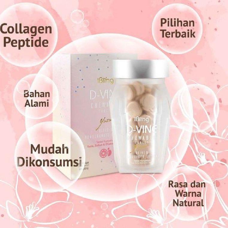 [E-UDR ㊛] PROMO Devine collagen ORIGINAL100%pemutih badan Pemutih Wajah Herbal Original Dvine D Vine