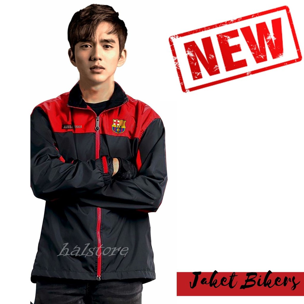 Jaket Bikers Pria Keren Logo Barkka
