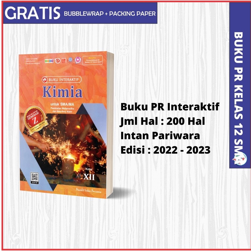 BUKU PR/LKS INTERAKTIF KIMIA KELAS 12 SMA INTAN PARIWARA
