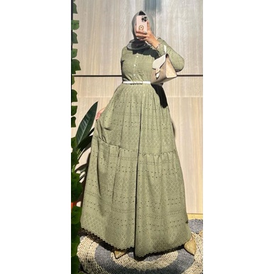 NEW GAMIS GREEN SAGE/GAMIS PREMIUM GREEN SAGE/GAMIS WANITA IMPORT