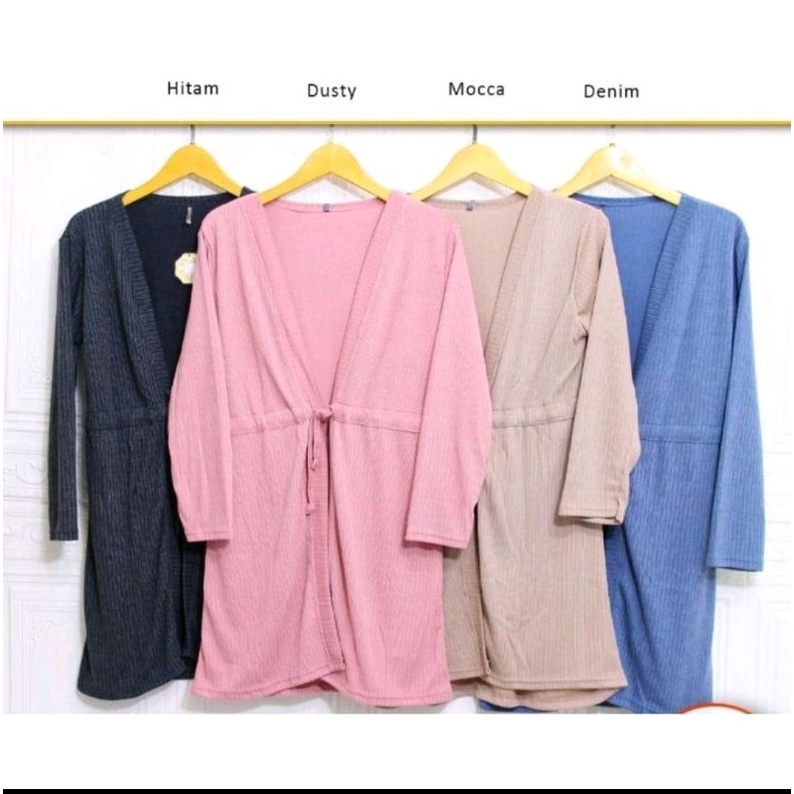 SALE AQUILA RAJUT LONG CARDIGAN SERUT DEPAN JUMBO  MOCCA/cardigan rajut wanita/cardy jumbo