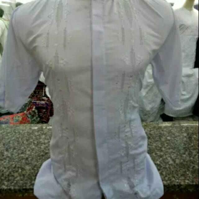 Baju koko katun padang tangan pendek