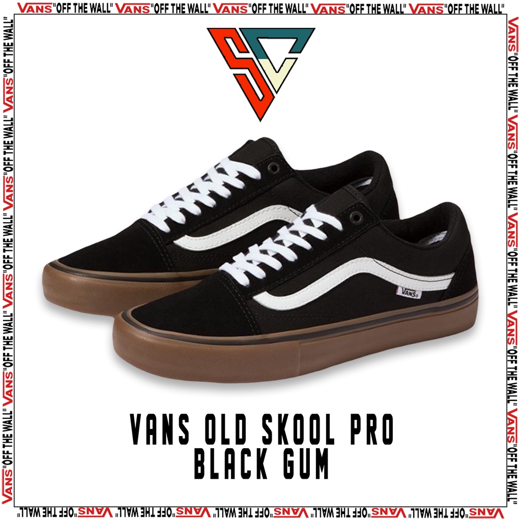 Vans Old Skool Pro Black Gum Original Global Market