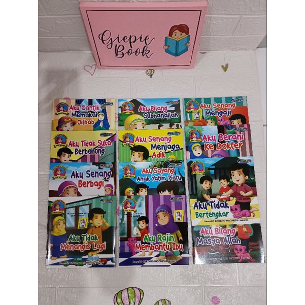 BUKU DONGEN ANAK SERI BALITA CERDAS BERGAMBAR BERWARNA DAN 2 BAHASA