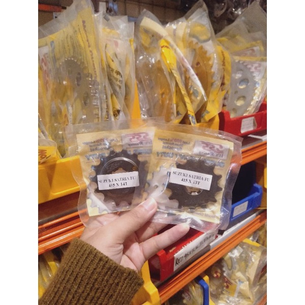 Gear depan SSS tipis 415 Satria FU 4Tak 2Tak