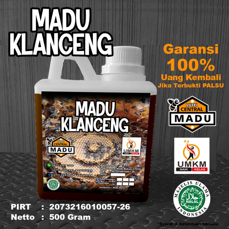 

MADU KLANCENG LIAR MURNI ½ kg