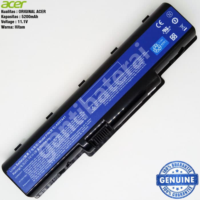 Baterai Acer Aspire 4736 4736G 4736Z 4740 4740G 4520 4530 AS07A31 ori