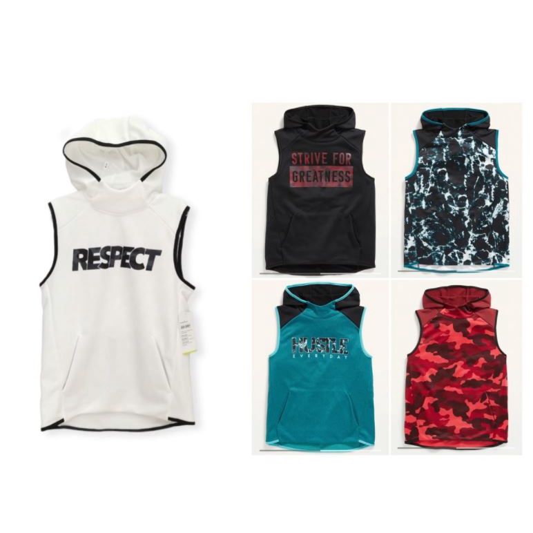 Tanktop Hoodie Anak Laki-Laki Merk Old Navy