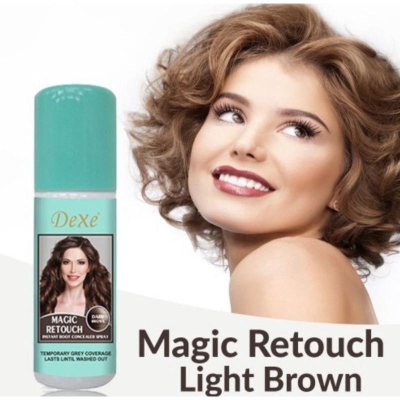 Dexe Magic Retouch Instant Root Concealer Spray - Dark Brown (75mL)