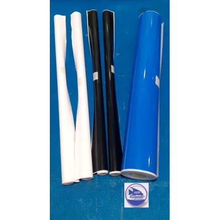P 1metr T.50cm, skotlet /background hitam glossy, putih glossy, biru  untuk aquarium / akuarium /mot