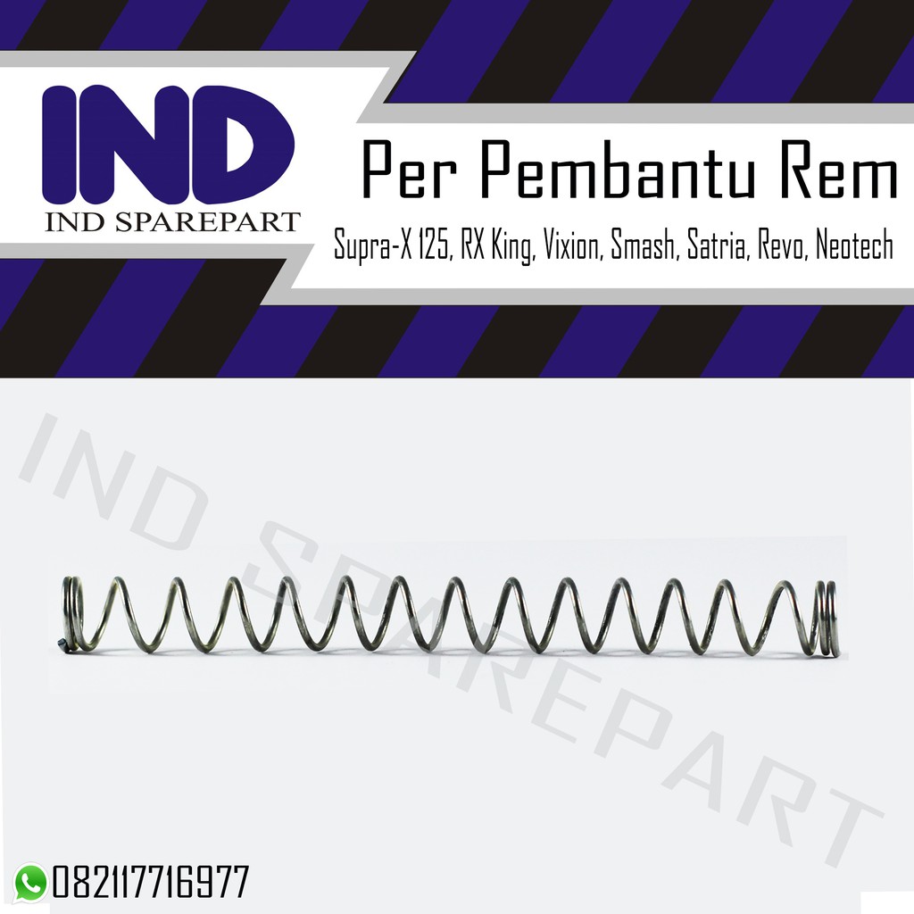 Per Ver Pir Pirr Peer Rim Pembantu Paha Kawat Tiang Rem Supra-X 125 &amp; Vixion &amp; Jupiter MX &amp; RX King &amp; Satria &amp; Shogun 125 &amp; Smash &amp; Neotech &amp; Karisma-X &amp; Revo &amp; GL Pro &amp; Win &amp; Force 1 ZR