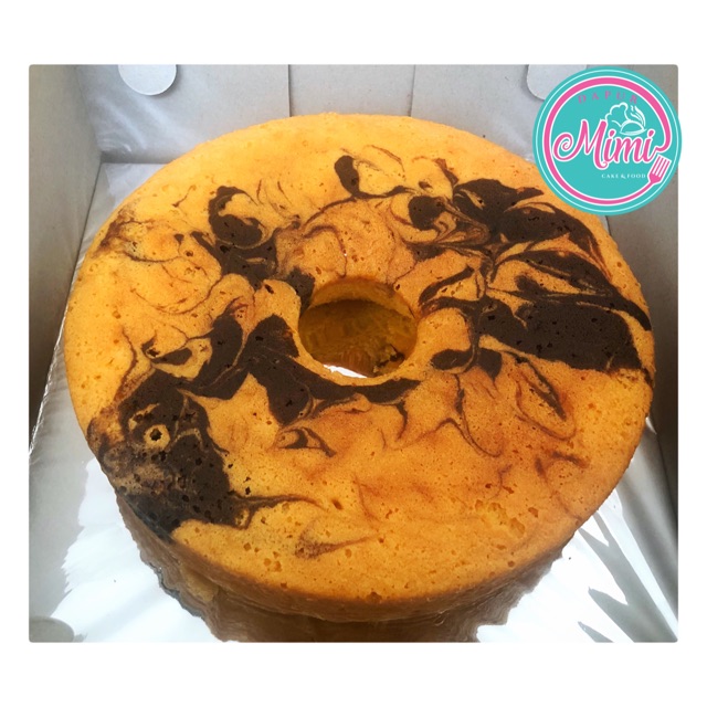 

Marble Cake / Marmer cake / Bolu Zebra Dapur Mimi (Full Butter)