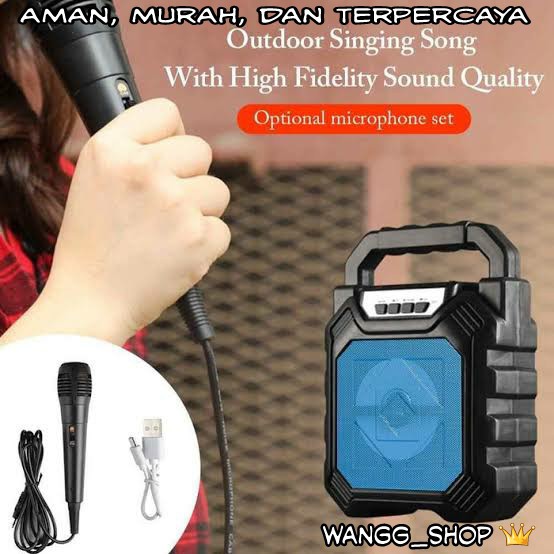 SPEAKER BLUETOOTH 668 PORTABLE FREE MIC / SPEAKER MIC JACK BASS