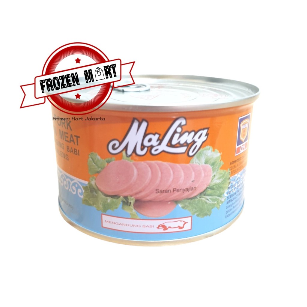 Maling TTS 397gr Luncheon Pork Meat Ma Ling / Ham Daging Babi Maling NON HALAL