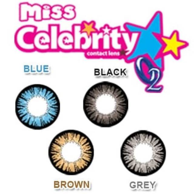 Softlens miss celebrity/soflen warna bulanan miss selebriti by omega/normal s/d -6.00