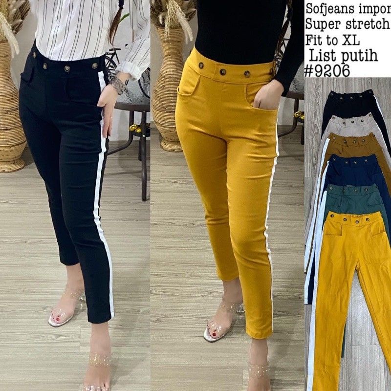 Celana Wanita Impor Soft Jeans Strecth 9206