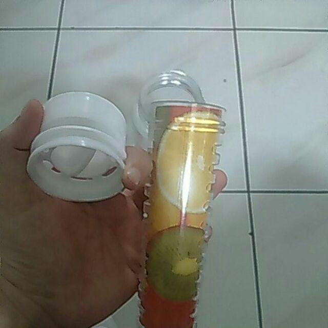 Home-klik  Tritan Water Bottle With Fruit Infuser - Random