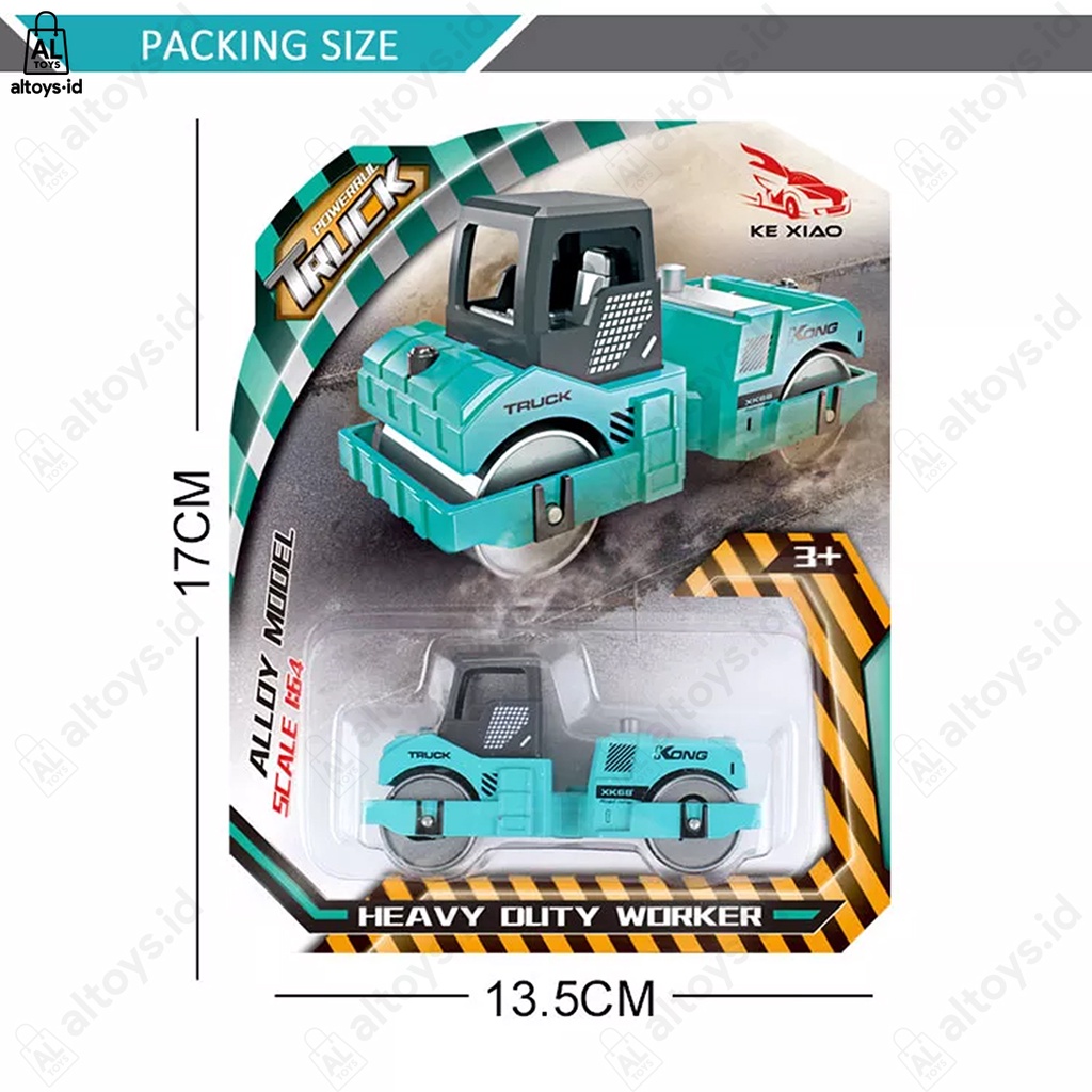 Diecast Kontruksi Truck Molen Exsavator Buildozer Forclip Diecast Mobil Kontruksi Set