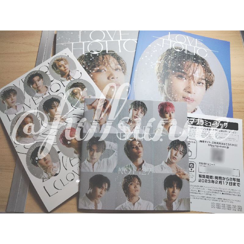 [READ DESC!!!] Album NCT 127 Loveholic Cover Member Haechan Set & Photocard Haechan Loveholic B2 & B
