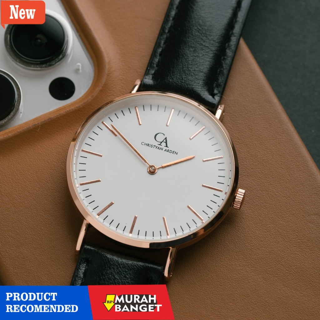 Jam analog wanita terbaik- Jam Tangan Christyan Arden Grand CA Classic Golden Rose