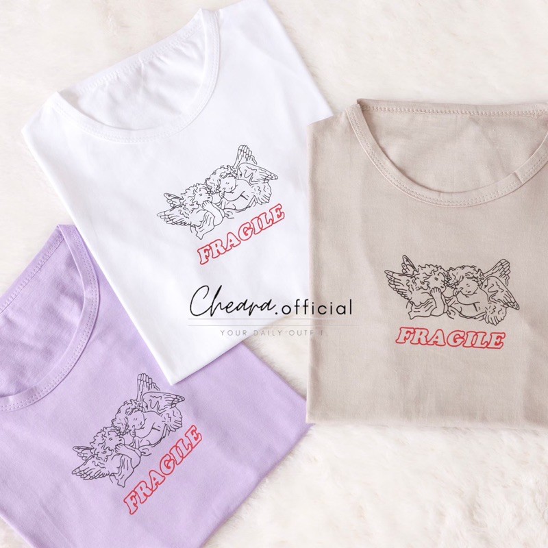 Basic tee & crop tee - FRAGILE