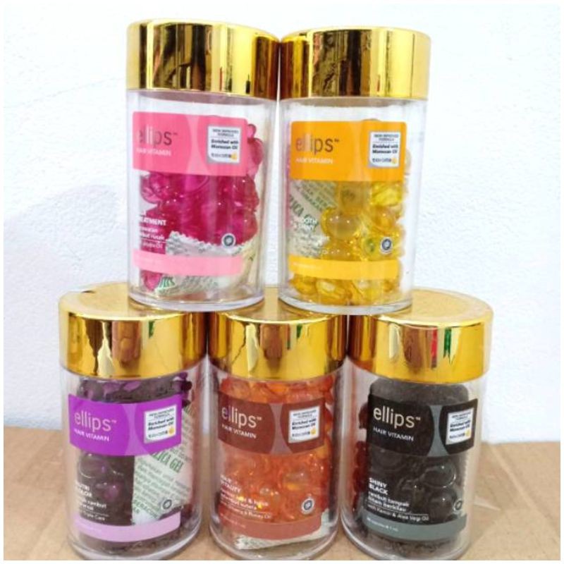 Ellips Vitamin Rambut / Ellips Hair Vitamin Kemasan Botol isi 50 kapsul