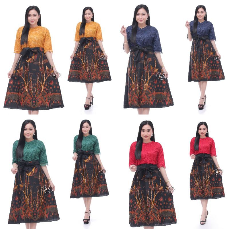 DRESS BRUKAT KOMBINASI KATUN UJ ORI BISA COUPLE