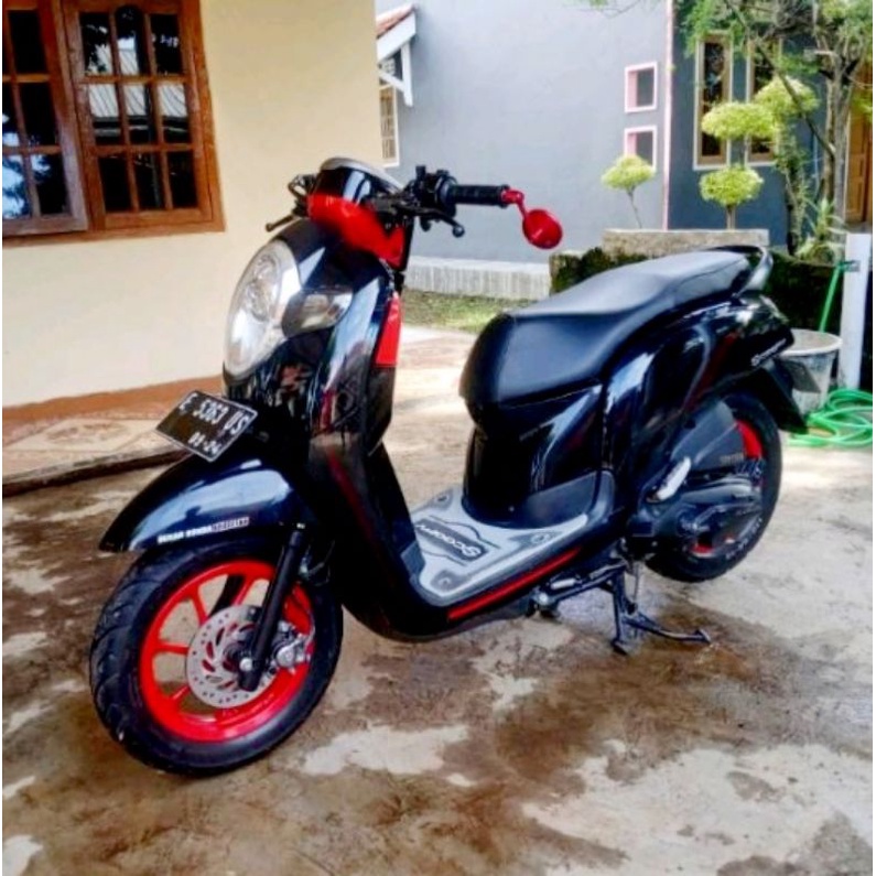 Spion jalu bulat barend censi full warna model fastbikes universal motor kaca cembung