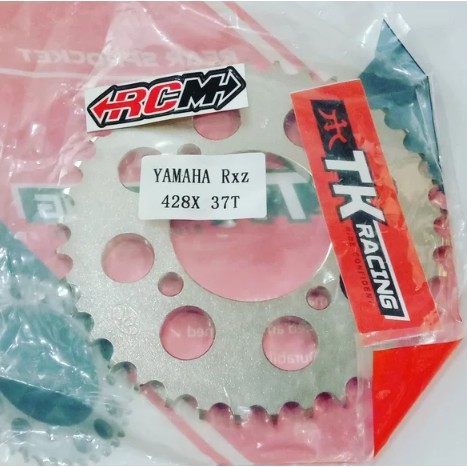 GIR GER BELAKANG RXZ JUPITER Z MX OLD LAMA RXKING RX KING VEGA LUBANG 4 428X37 428 X 37T TK RACING