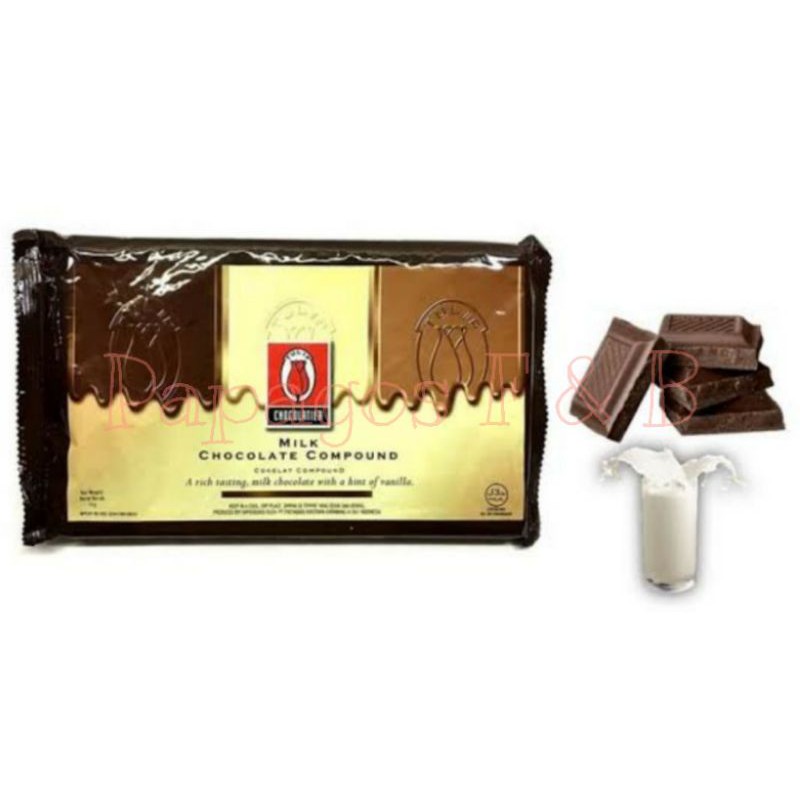 

Coklat Batangan tulip Milk Chocolate Compound 1 kg