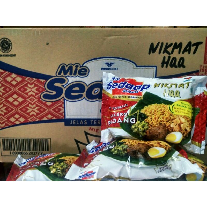 

Mie Sedaap Goreng Salero Padang