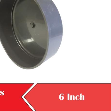 ○ Dop Pipa PVC Polos Lokal Caap Tutup Pralon Paralon 6 inch TMS - DOP POLOS ➫