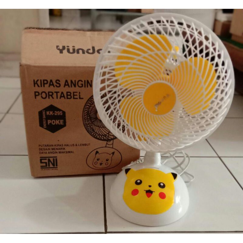 Portable Desk Fan KK 295 Karakter Poke