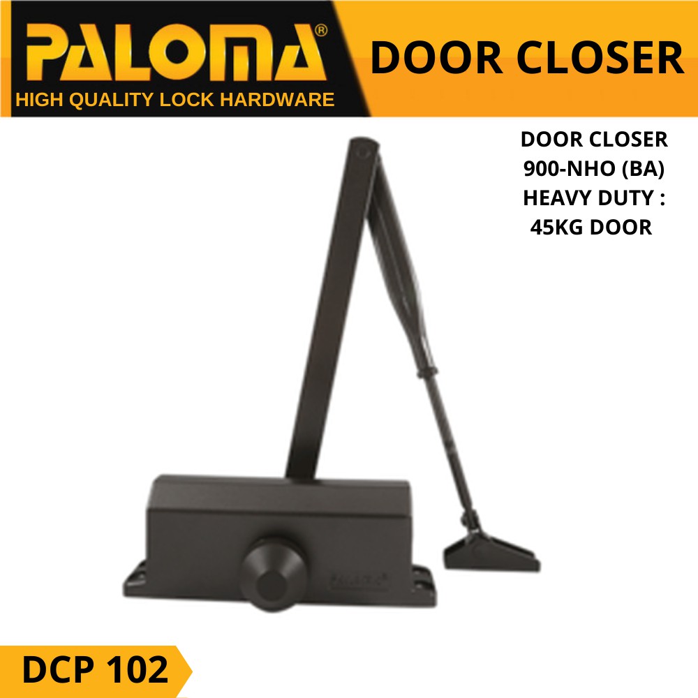 Penutup Pintu Otomatis DCP 102 DOOR CLOSER PALOMA 900 NHO NON HOLD OPENED BROWN