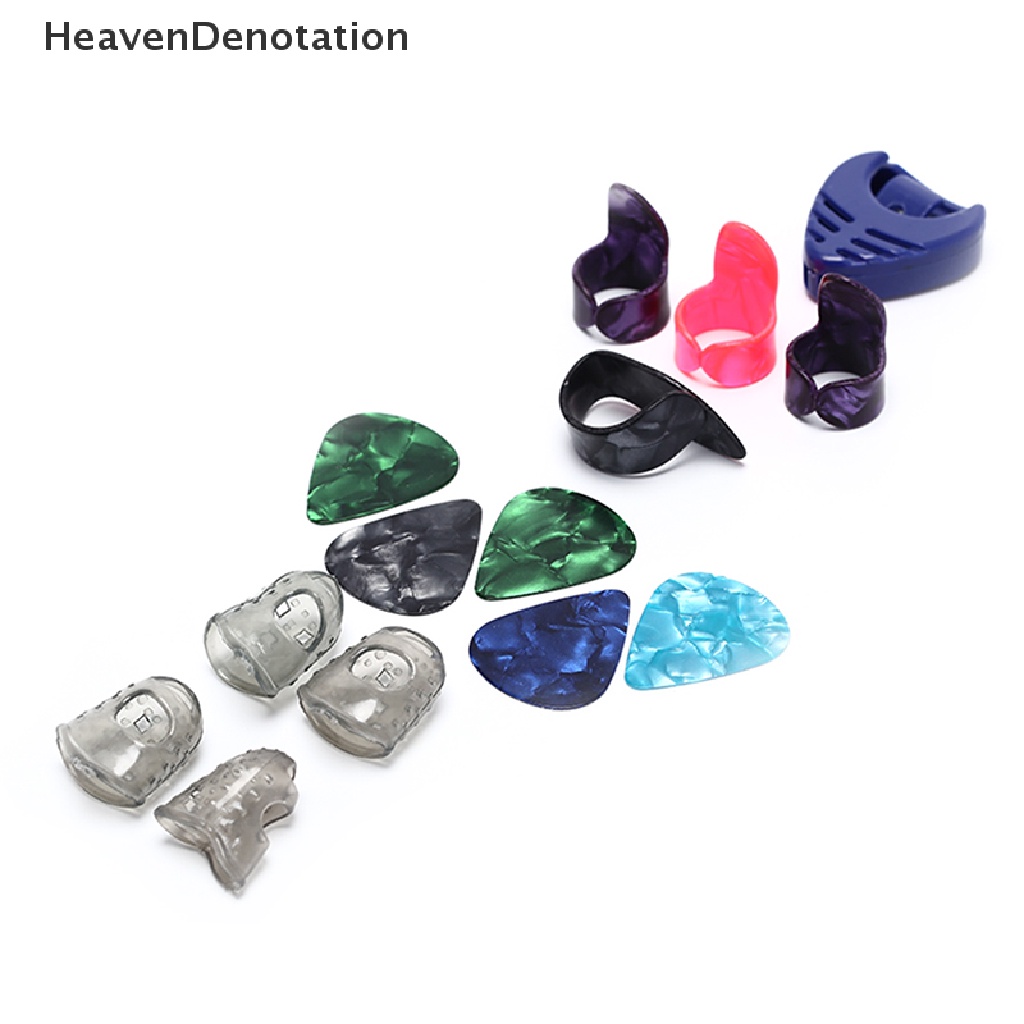 [HeavenDenotation] Guitar Accessories Silicone Fingertip Protectors Guitar Finger Pick Plectrum