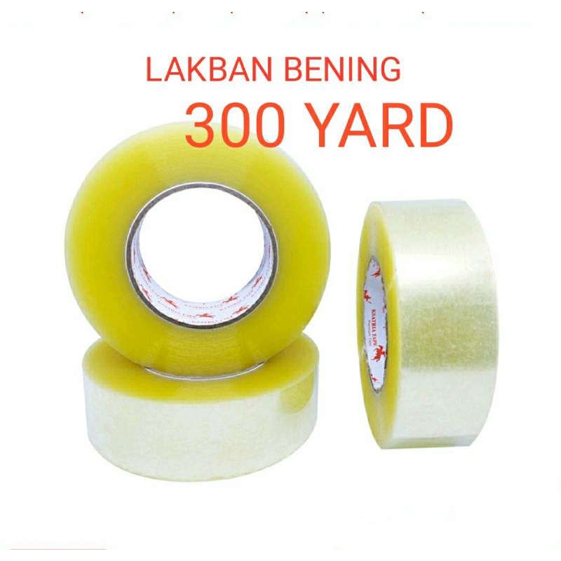 

Lakban Bening 45MMX300 YARD jumbo selotip