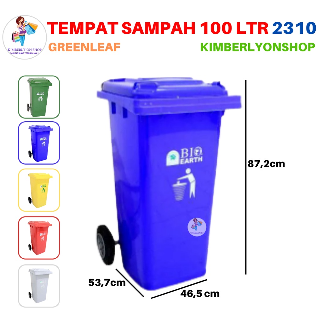 Tempat sampah BIO 100 liter 2310 green leaf