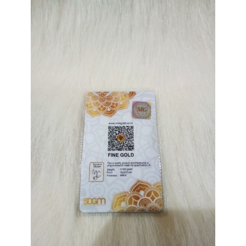 Mini Gold 0,025 Gram
