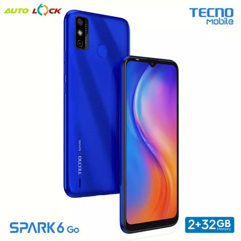 tecno Spark 6 GO garansi resmi ram 2 32gb / tecno spark / tecno murah / hp murah / infinix