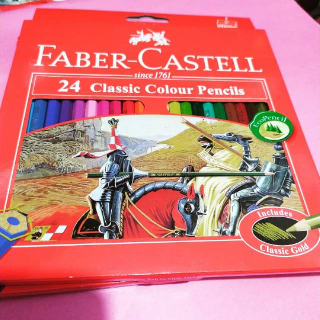 

FABER CASTELL Pensil Warna Klasik/ Classic Colour Pencils 24