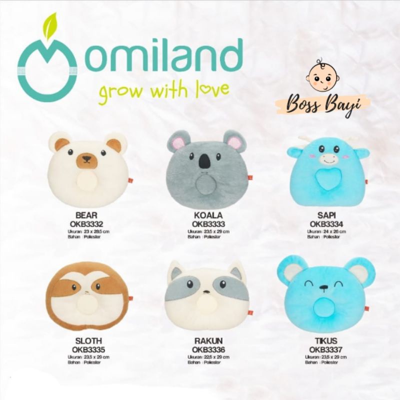 OMILAND Bantal Peang Bayi / Bantal Peyang Karakter