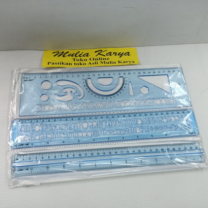 

Sale Penggaris Garisan Set 3 Pcs Set Huruf Angka Lengkung Dll Bagus