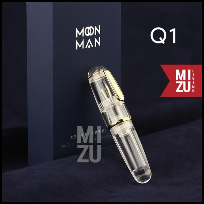 

Caramel | Moonman Q1 Eyedropper Fountain Pen High Capacity Stainless Steel Nib