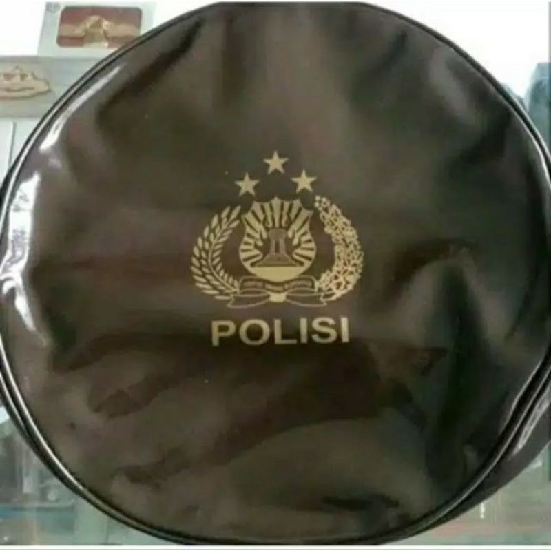 tas pet polri coklat